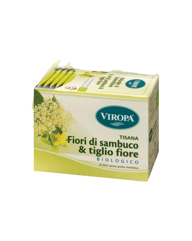 Infuso Fiori di sambuco & tiglio 15 filtri Viropa
