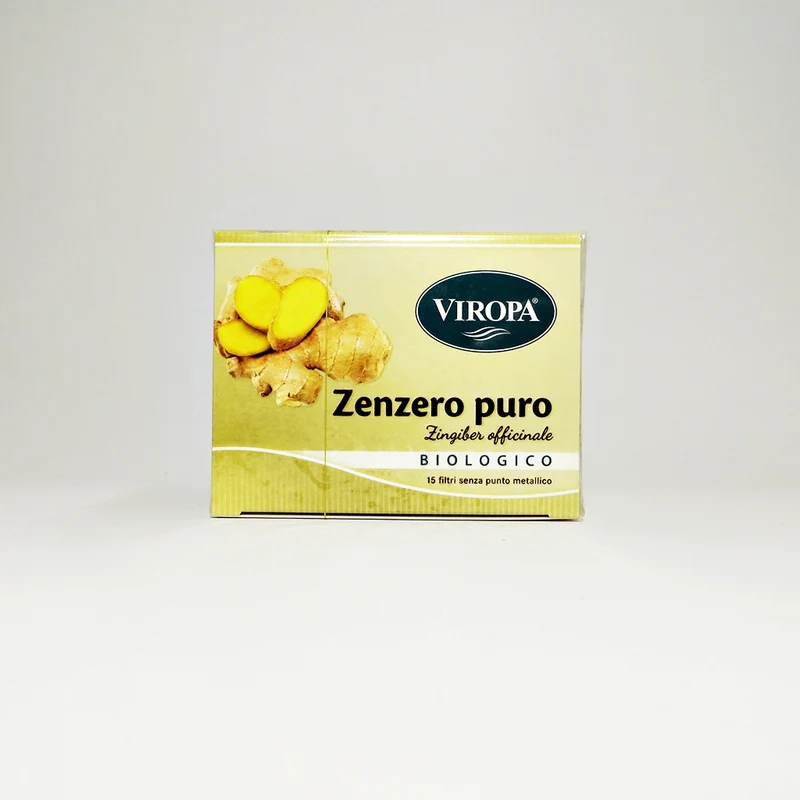 Infuso Zenzero Puro Bio 15 filtri Viropa