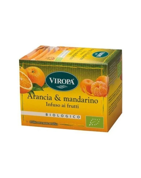 Infuso Arancia e Mandarino Bio 15 Filtri Viropa