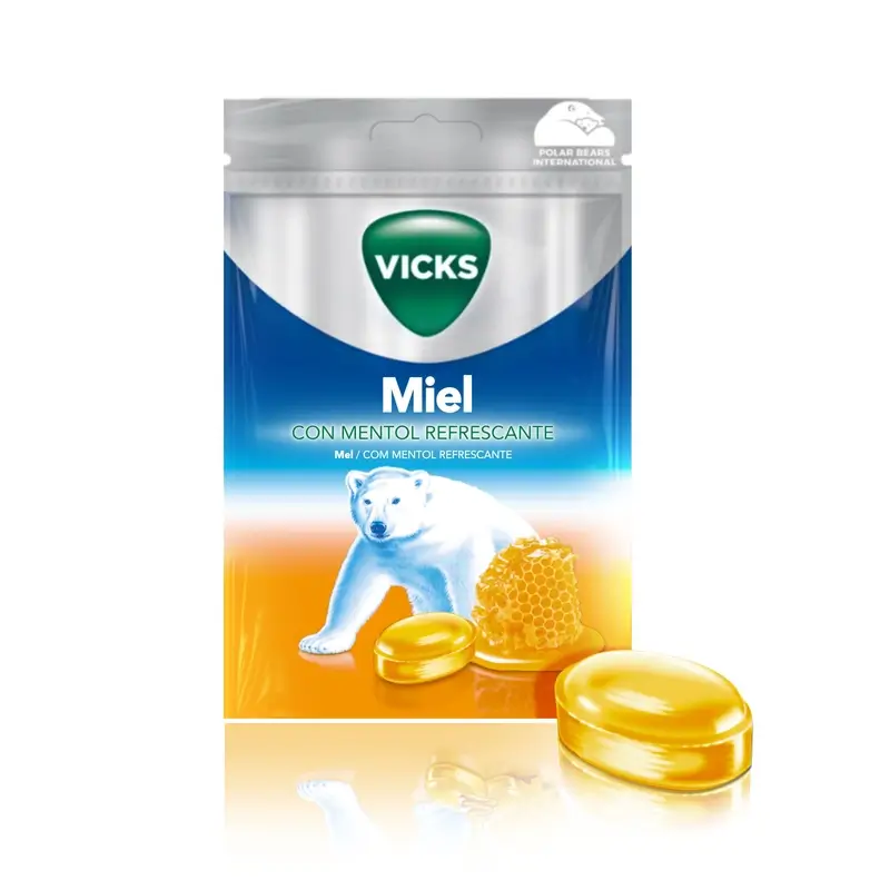Vicks Caramelos Miel 72 gr