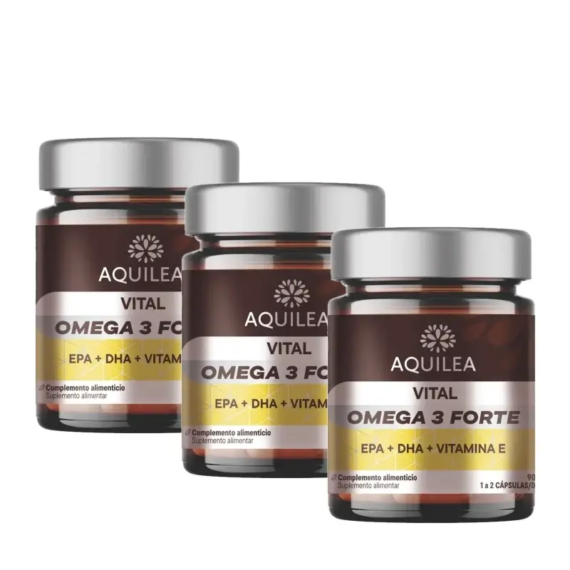 Aquilea Vital Omega 3, 90 Cápsulas , pack 3