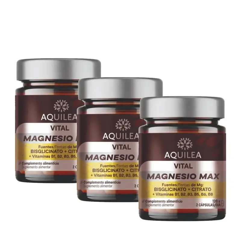 Aquilea Vital Magnesio Plus, 120 Cápsulas , pack 3