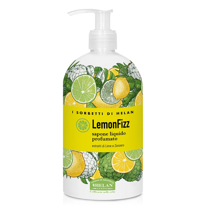 LemonFizz Sapone Liuido Profumato 500 ml I Sorbetti di Helan
