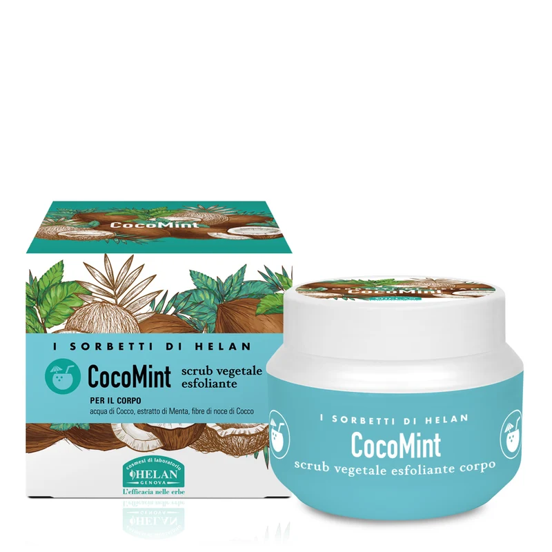 CocoMint Latte Scrub Vegetale Esfoliante 150 ml I Sorbetti di Helan