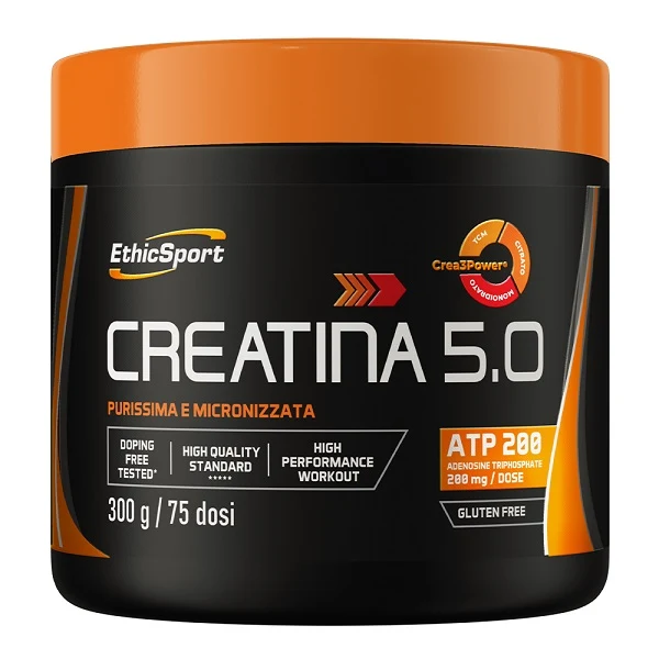 CREATINA 5,0 300 G CON EDULCORANTE SENZA GLUTINE