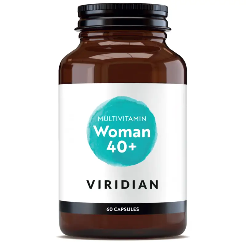 Viridian Multivitamínicos Mujer 40+ Multivitamina, 60 cápsulas
