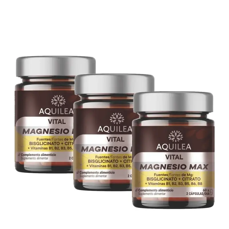Aquilea Vital Magnesium Plus, 60 capsules, pack of 3