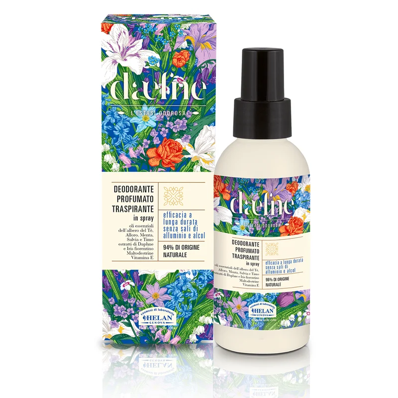 Daefne Deodorante Profumato Traspirante Analcolico in Spray 100 ml Helan