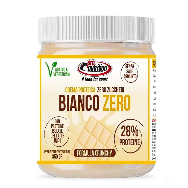 Crema proteica zero 350 g Cioccolato Bianco