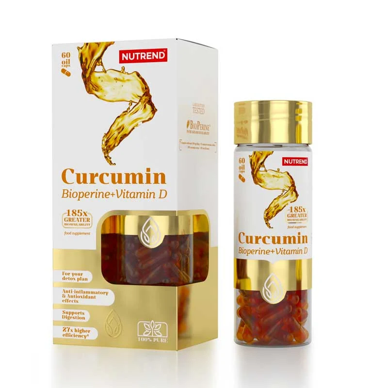 CURCUMIN + BIOPERINE + VITAMIN D 60 caps