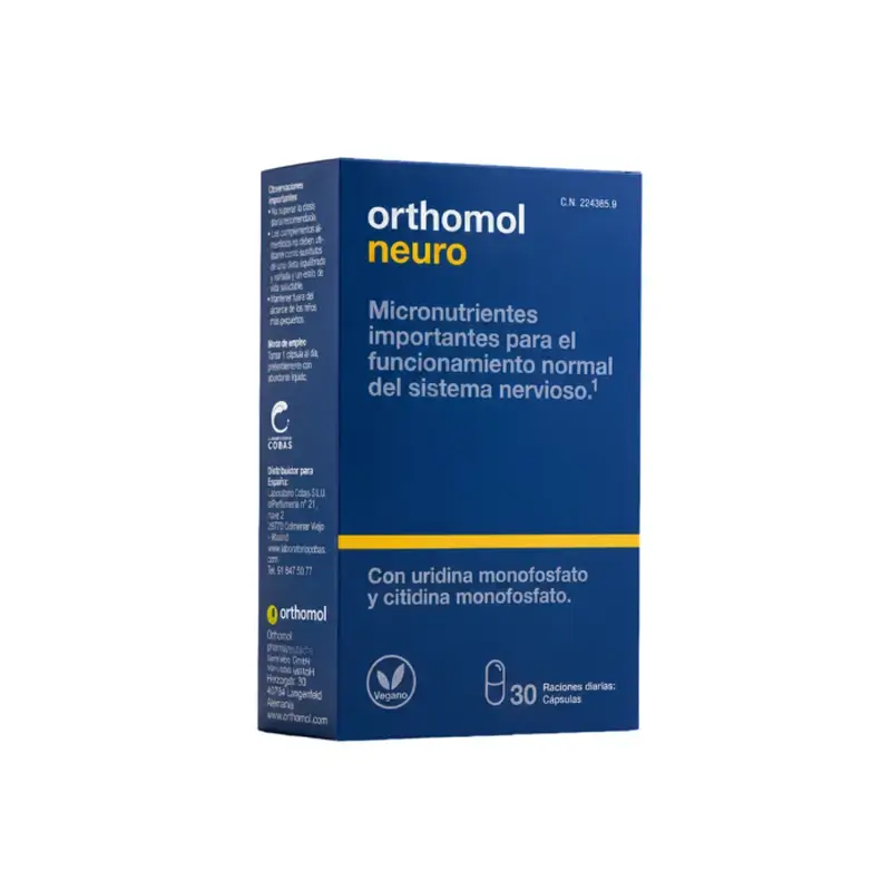 Orthomol Neuro, 30 cápsulas
