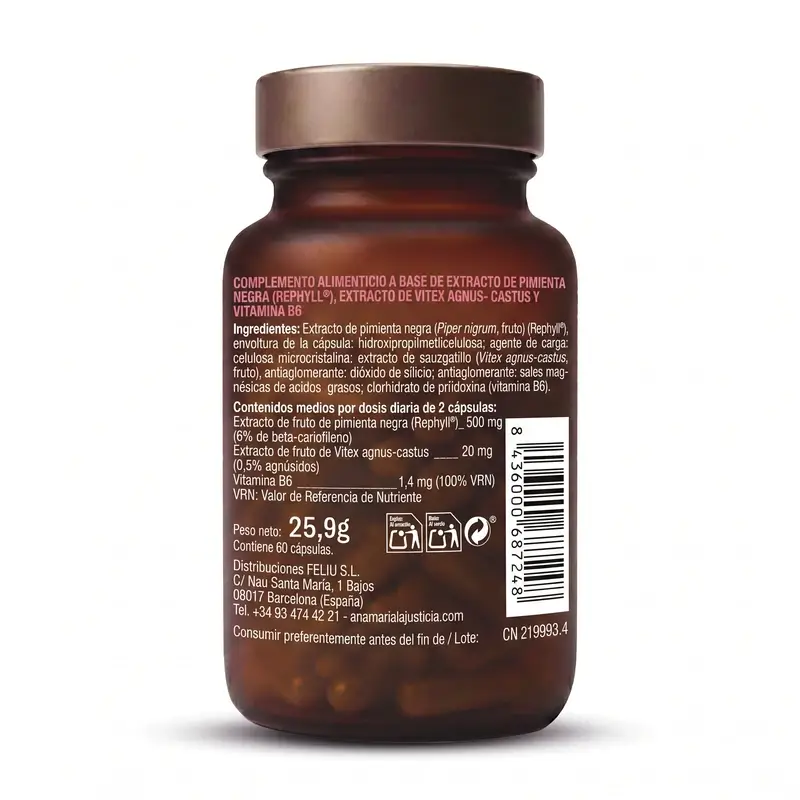 Anamarialajusticia Menstrual Wellbeing, 60 capsules