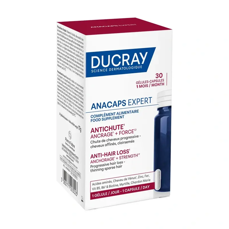 Ducray Anacaps Expert Nc, 30 cápsulas