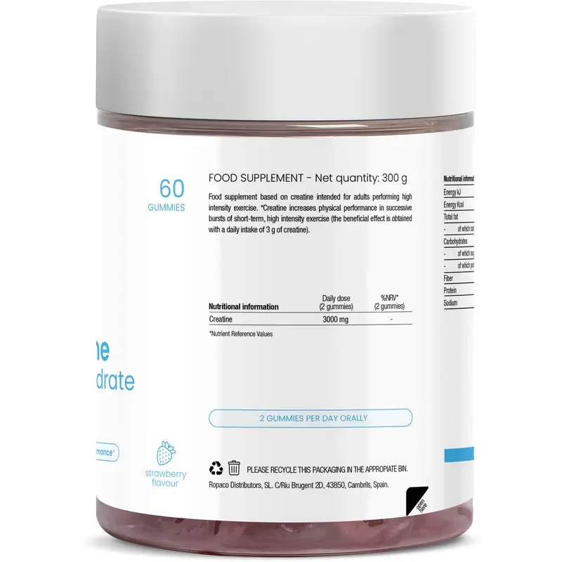 Jelly Pills Creatine Monohydrate Strawberry, 60 units