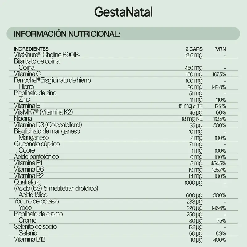 Ivb Wellness Lab Gestanatal, 60 cápsulas