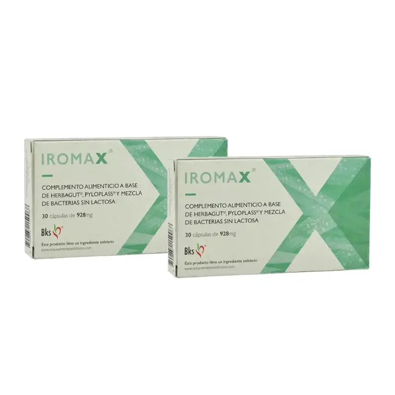 Bioksan Pharma Iromax, 2 x 30 cápsulas