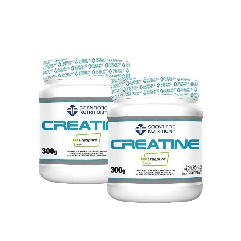 Scientiffic Nutrition 100% Creapure Creatine Monohydrate Powder, 2 x 300 grams