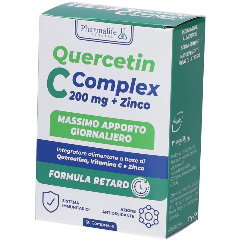 Quercetin C + Zinco Complex 60 compresse Pharmalife Research