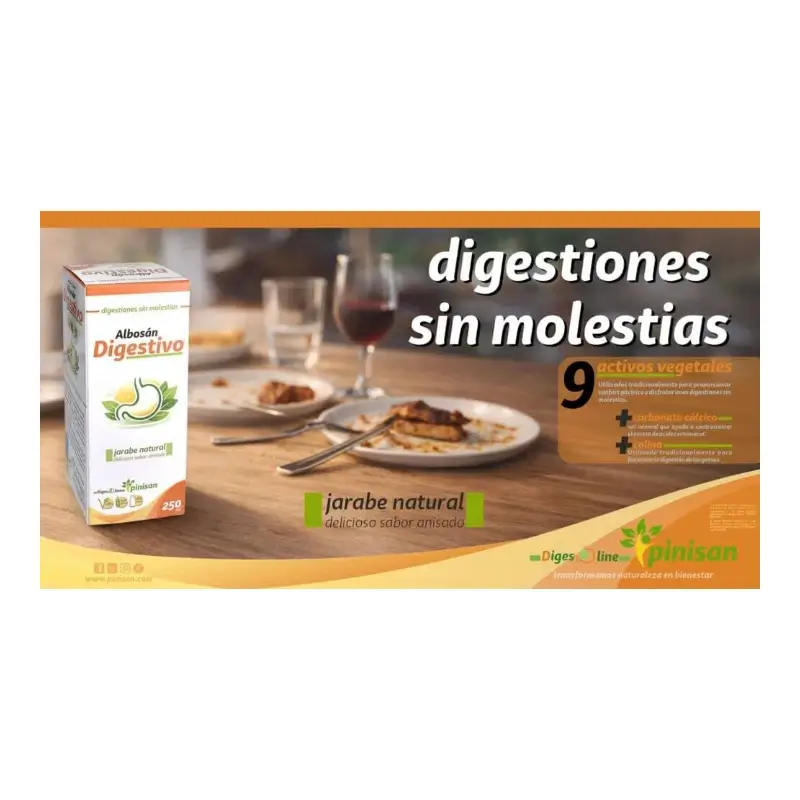 Pinisan Albosán Digestivo, 250 ml