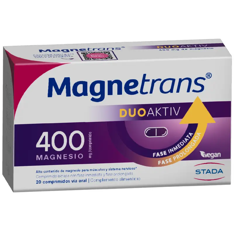 Magnetrans Duo Activ 400 Mg Magnesio 20 Caps