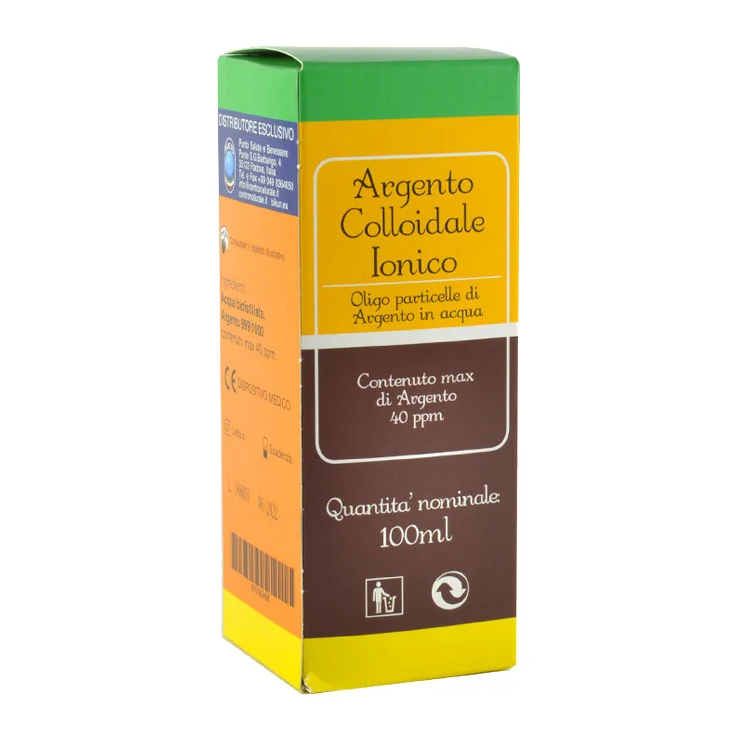 Argento Colloidale Ionico 40ppm