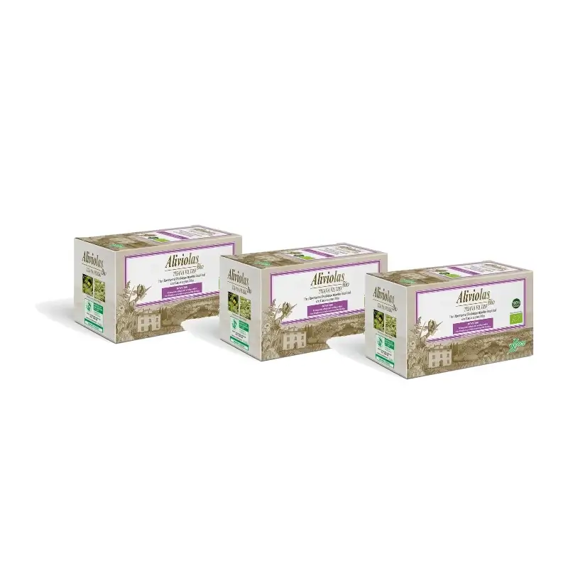 Aboca Aliviolas Bio Tisana Estreñimiento, 20 Bolsitas, pack 3