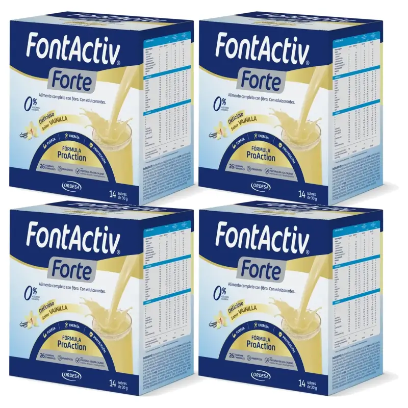 FontActiv Forte Vainila, 56 sobres de 30 g
