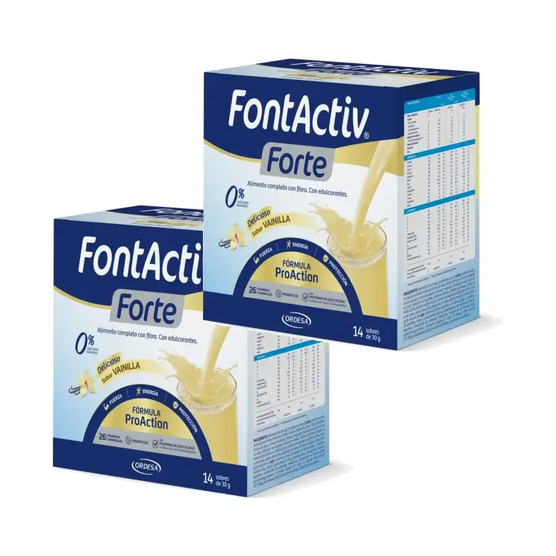 FontActiv Forte Vainila, 28 sobres de 30 g
