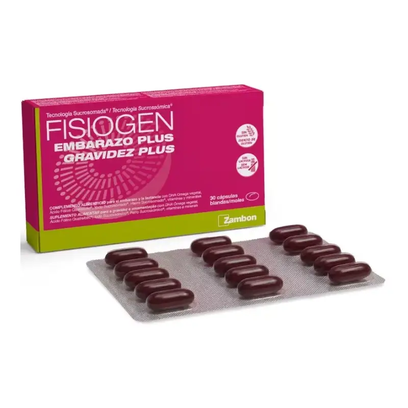 Fisiogen Embarazo Plus, 30 cápsulas blandas
