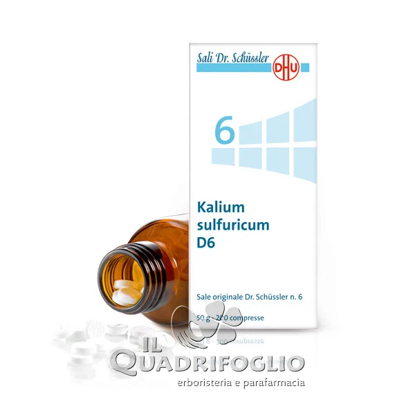 Sale di Schüssler n.6 - Kalium sulfuricum D6