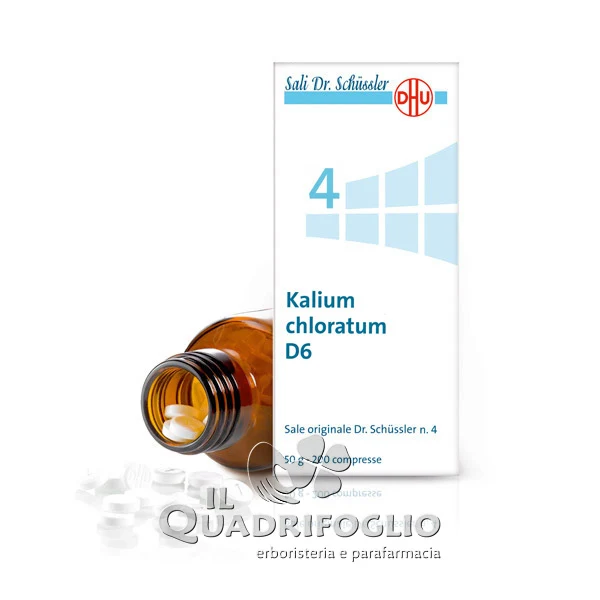Sale di Schüssler n.4 - Kalium chloratum D6