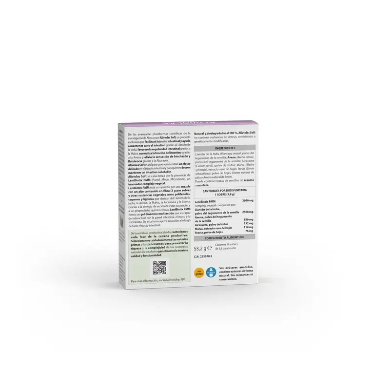 Aboca Aboca Aliviolas Soft Tránsito Y Regularidad Intestinal, 14 sobres