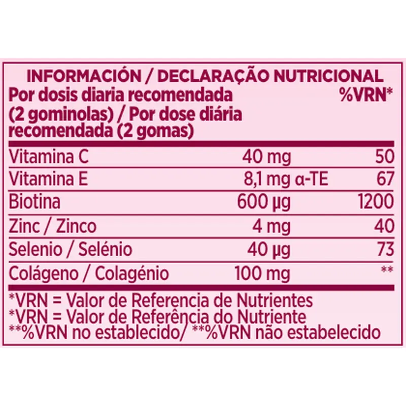 Nature'S Bounty Pelo, Piel Y Uñas Con Colágeno, 60 gominolas
