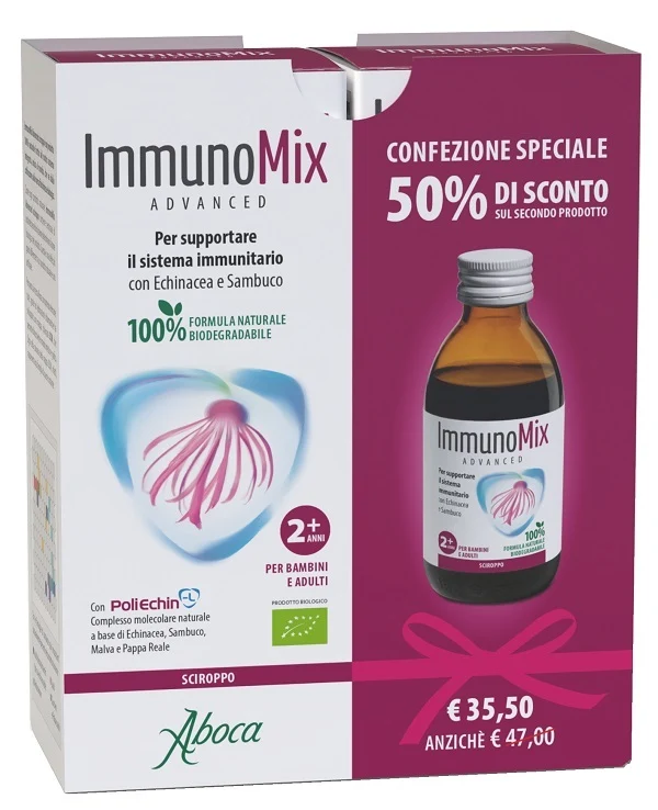 IMMUNOMIX ADVANCED SCIROPPO CONFEZIONE SPECIALE 2 PEZZI
