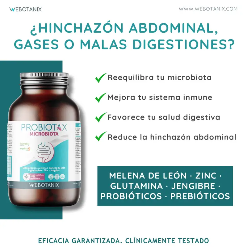 Webotanix Probiotax Microbiota, 60 cápsulas
