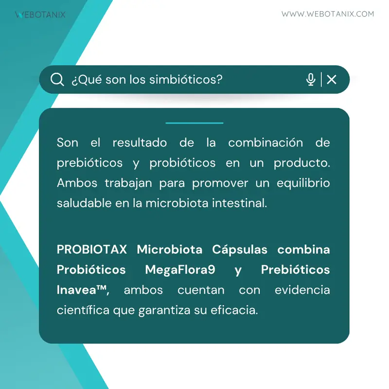 Webotanix Probiotax Microbiota, 60 cápsulas