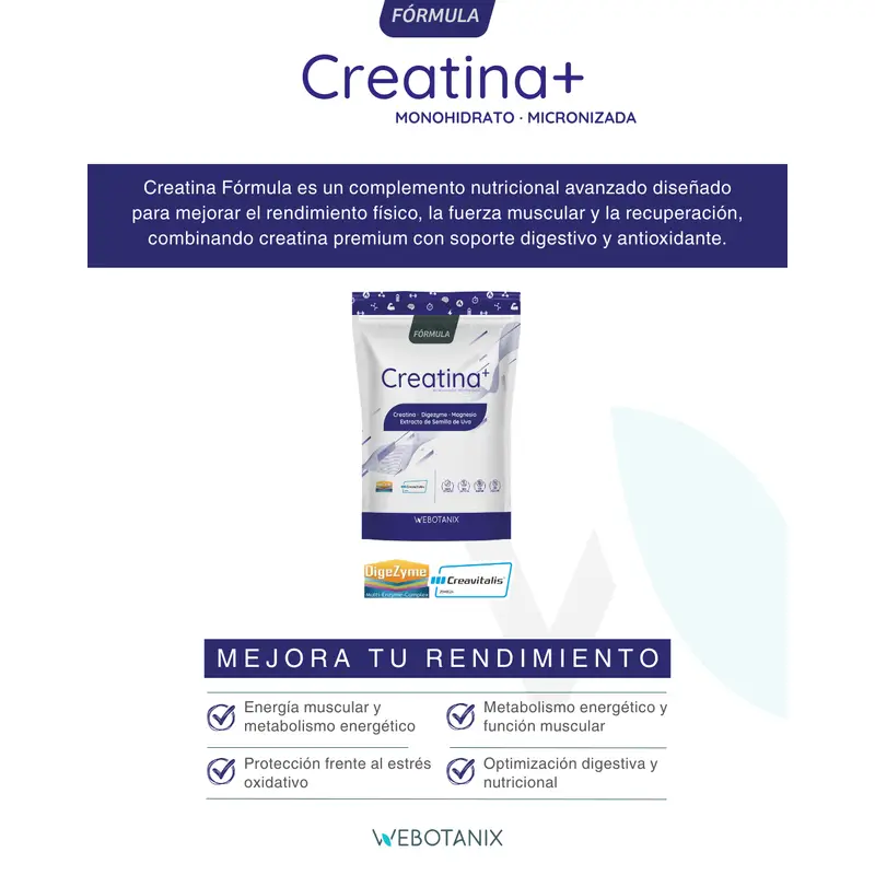Webotanix Creatina Fórmula, 175 g