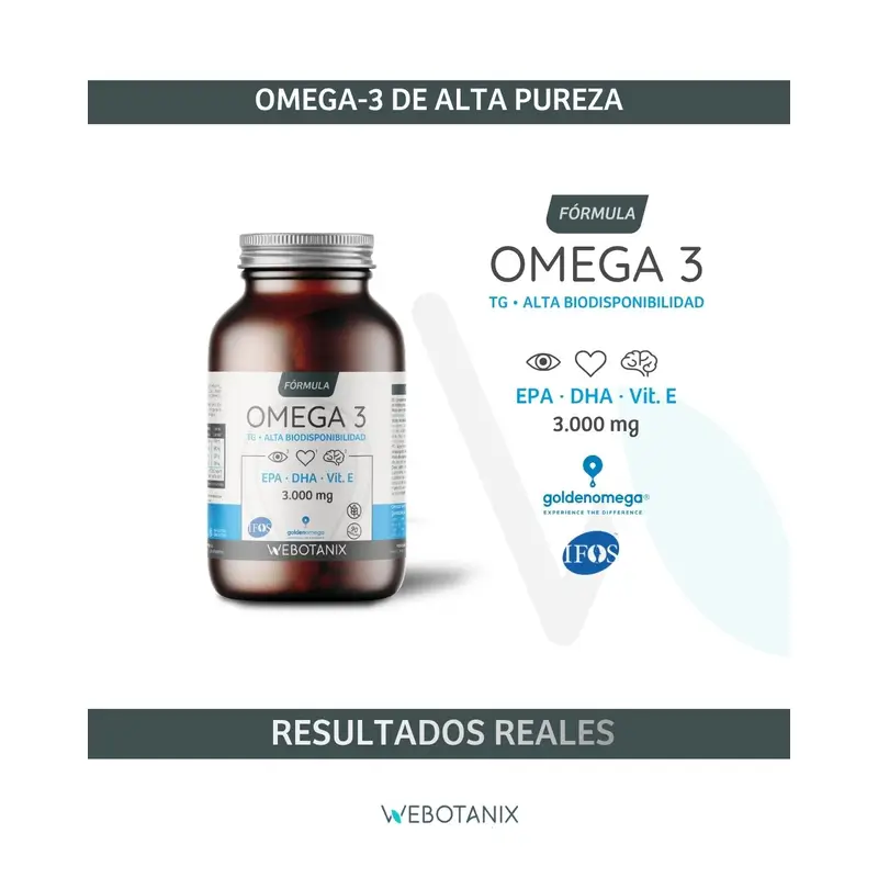 Webotanix Omega3 Fórmula, 90 perlas