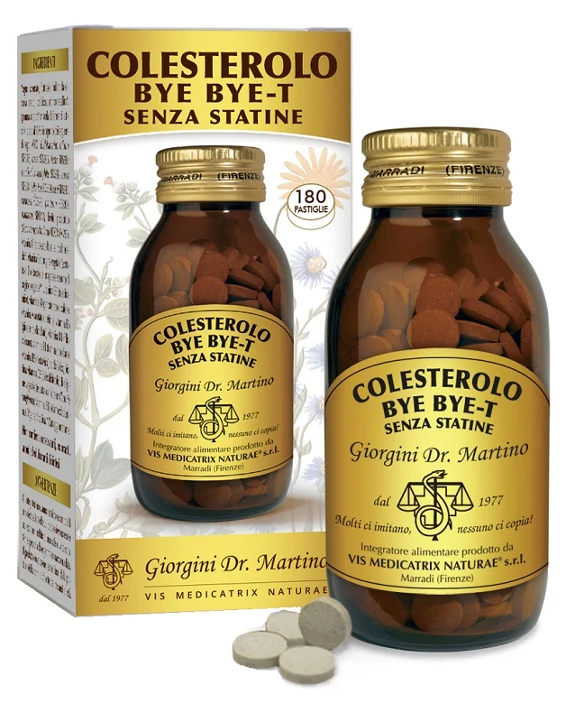 COLESTEROLO BYE BYE T SENZA STATINE 180 PASTIGLIE 500 MG