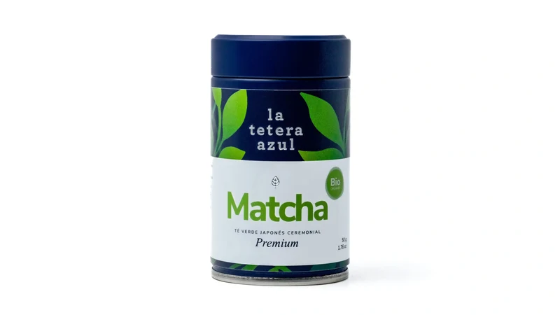 La Tetera Azul Matcha Japonés Ceremonial Premiun bote de 50g.