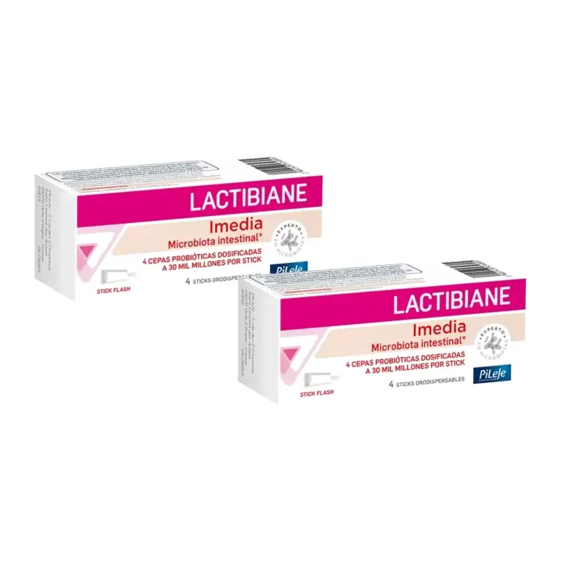Pileje Lactibiane Imedia Pack 2 x 4 Sticks