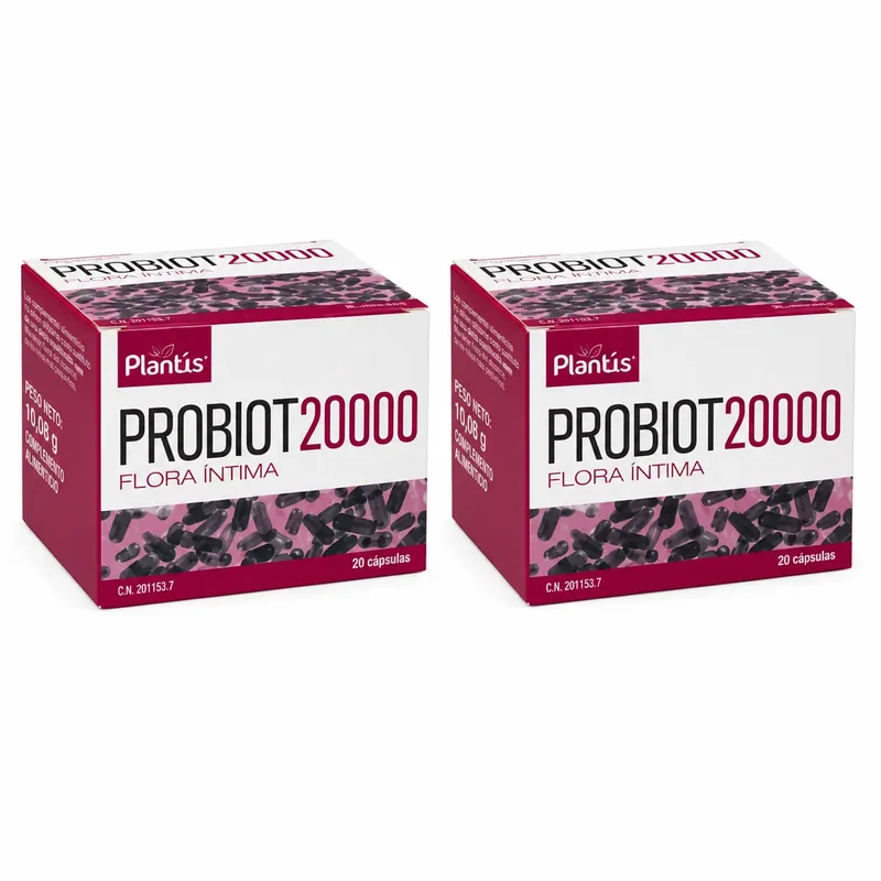 Plantis Probiot 20000 Flora Íntima 15 Sobres De 6 Gr , pack 2