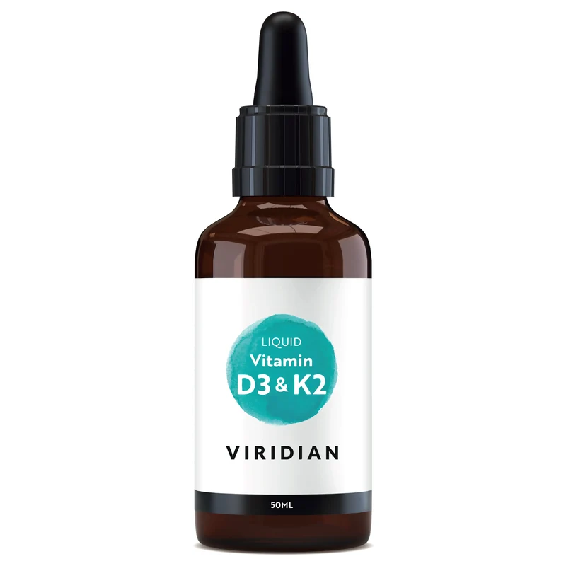 Viridian Vitamin D3 & K2 Líquida, 50 ml