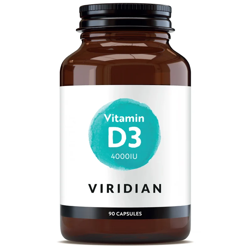 Viridian Vitamina D3 4000Iu, 90 cápsulas