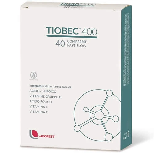 TIOBEC 400 40 COMPRESSE FAST-SLOW DA 1,28 G