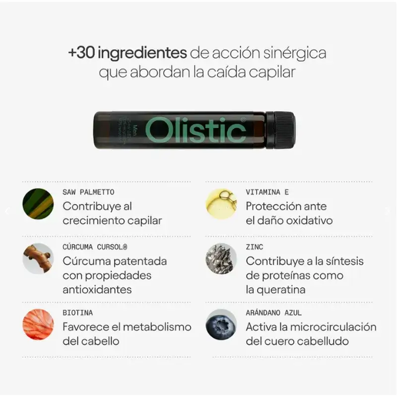 Olistic For Men, Triplo 3 x 28 Dosis de 25 ml