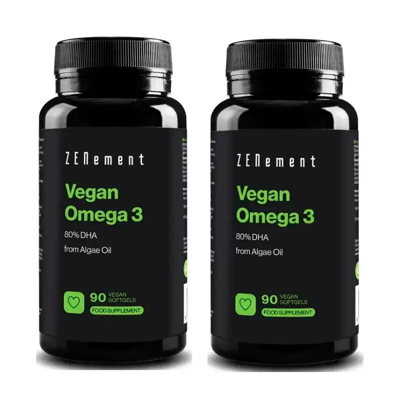 Zenement Omega-3 Vegano Dha, Pack 2 x 90 cápsulas blandas veganas