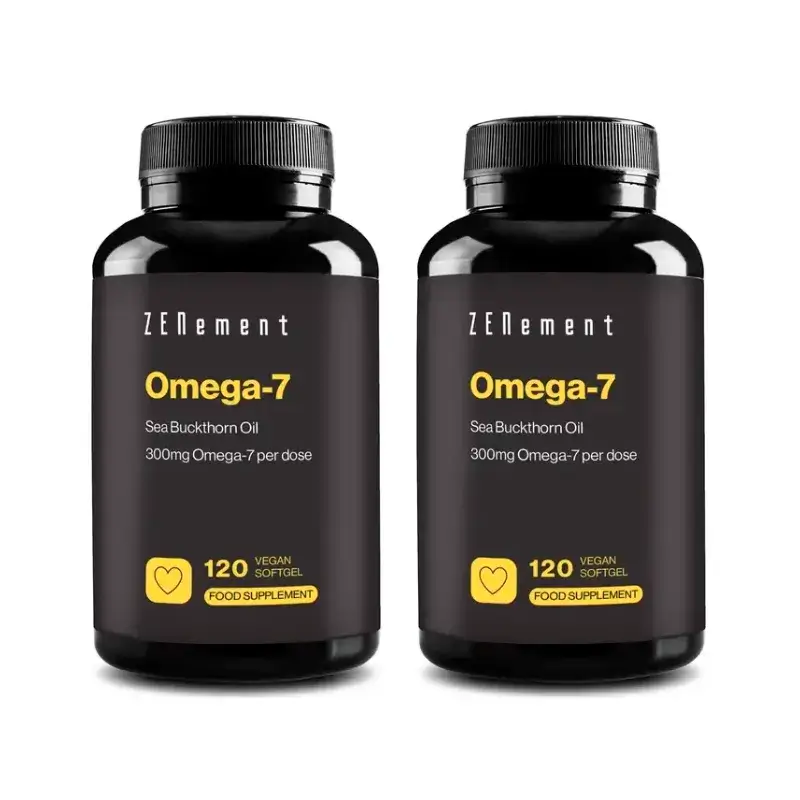 Zenement Omega-7, Pack 2 x 120 cápsulas blandas veganas