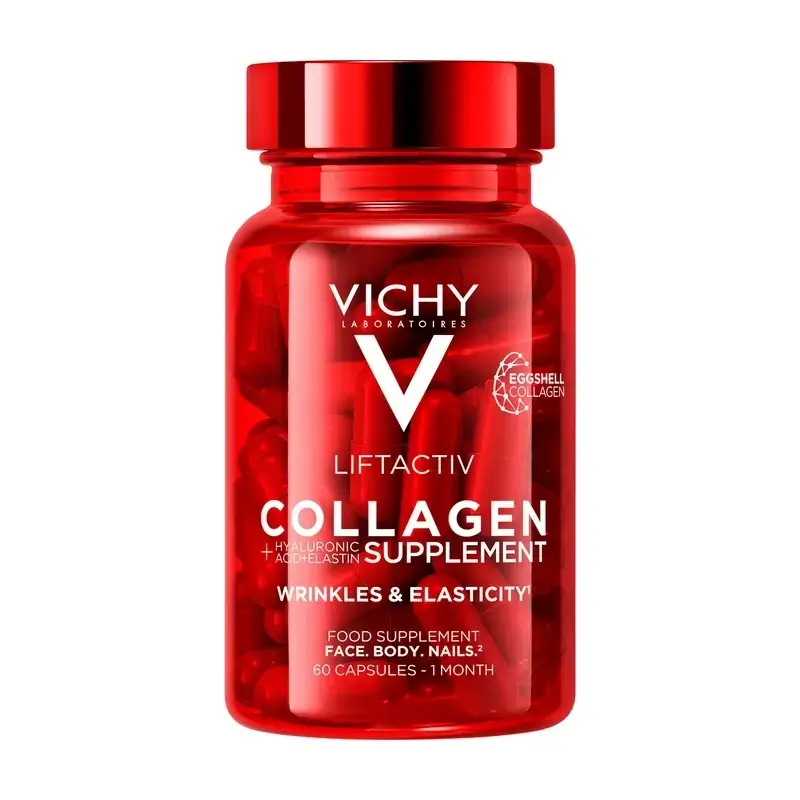 Vichy Liftactiv Colágeno Antiedad Con Vitaminas Y Minerales, 2X60 Cápsulas