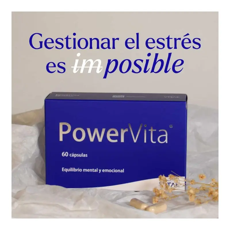 PowerVita 30 capsules – With ashwagandha, magnesium and GABA